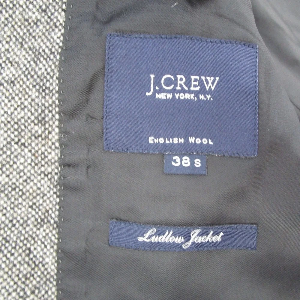 J.Crew Ludlow Blazer 38S Mens Brown Yorkshire Tweed Moon English Wool Sport Coat